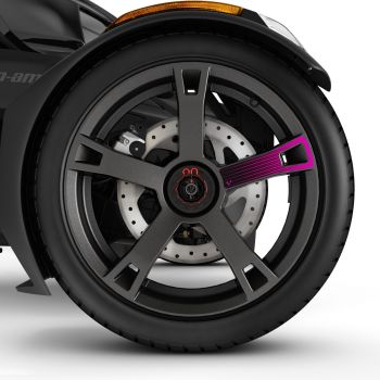 Wheel Decals - Pink Punk